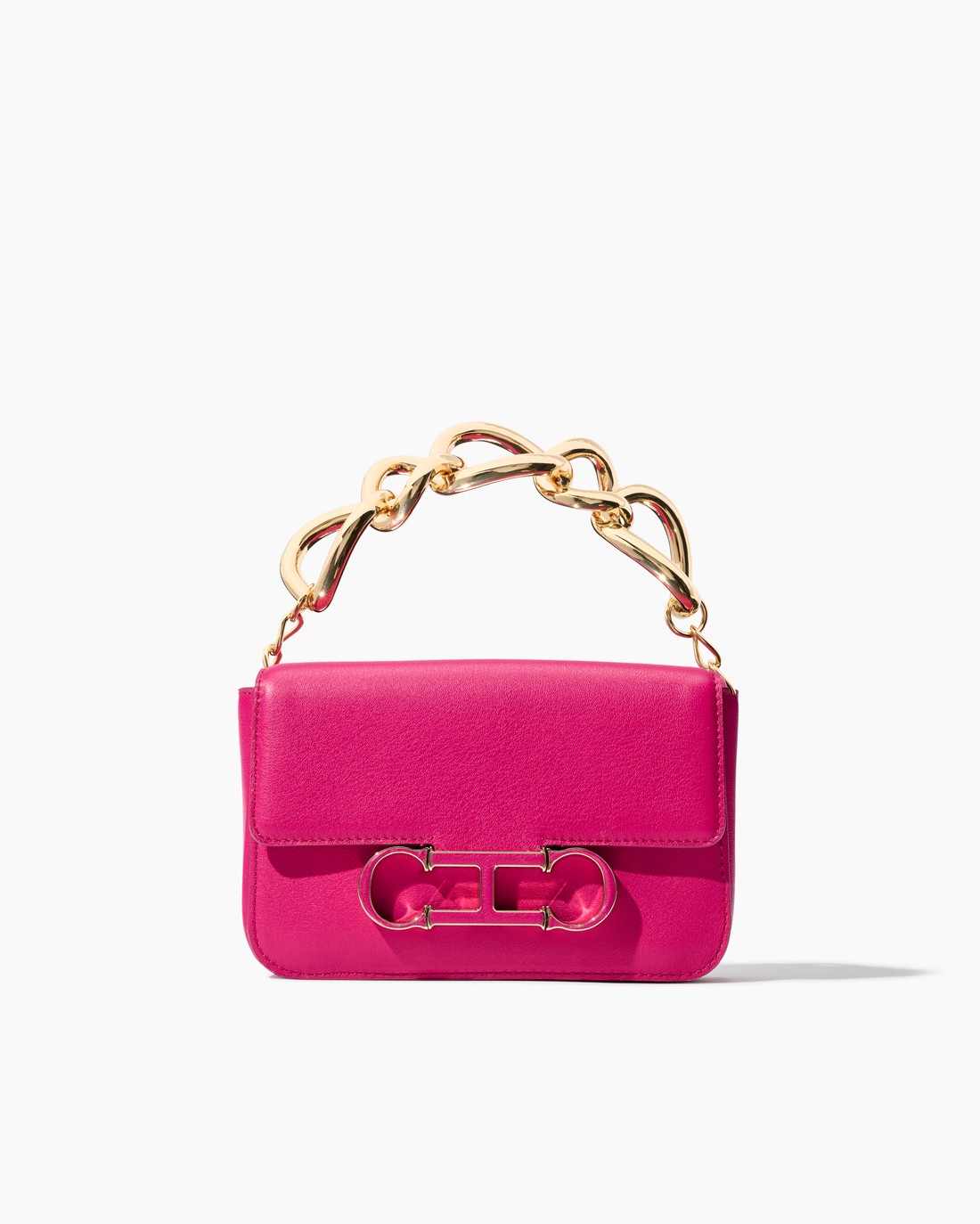 Chain-Handle Insignia Bag in Leather - Accessories | Carolina Herrera