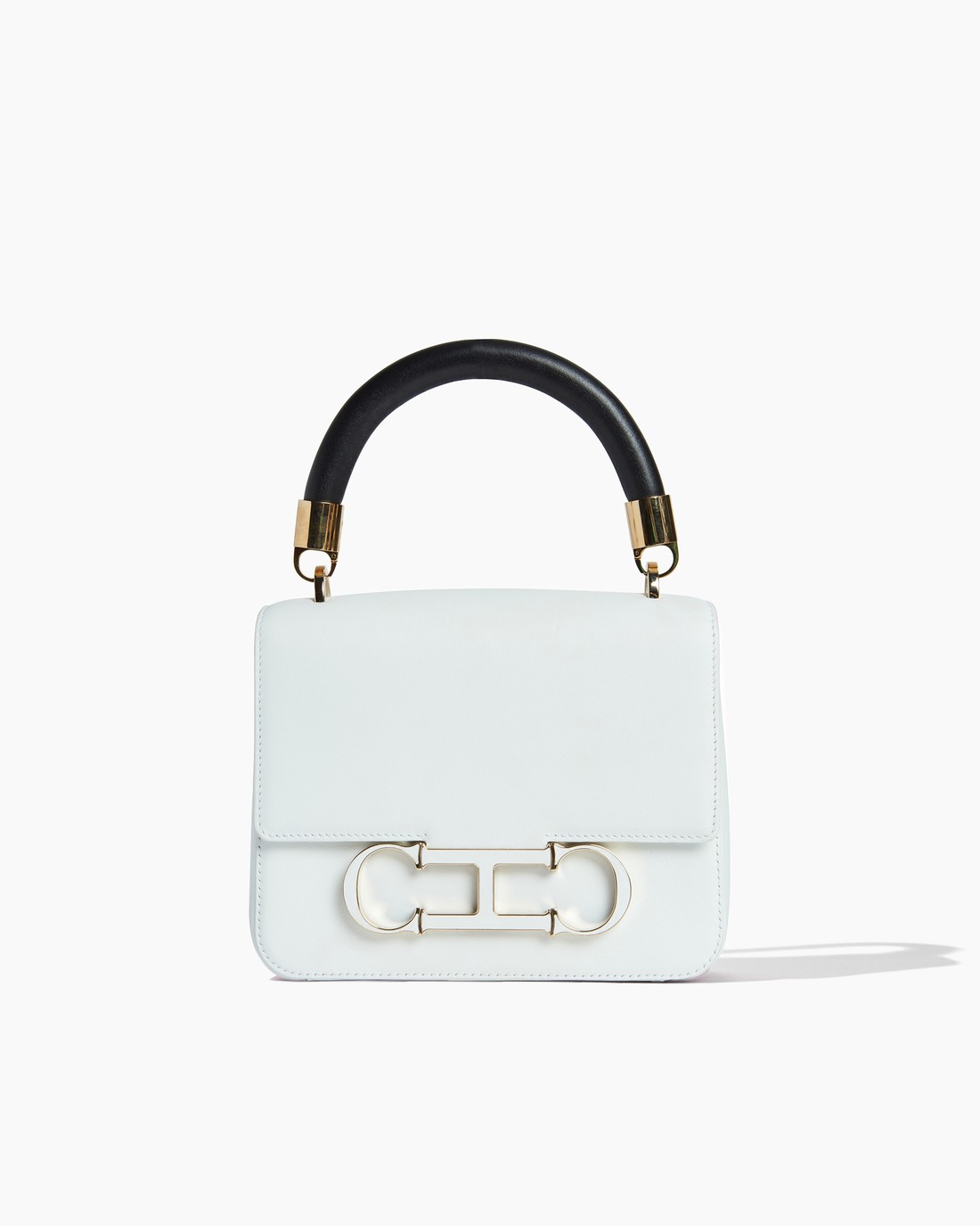 Initials Insignia Handbag with Leather Handle - Accessories