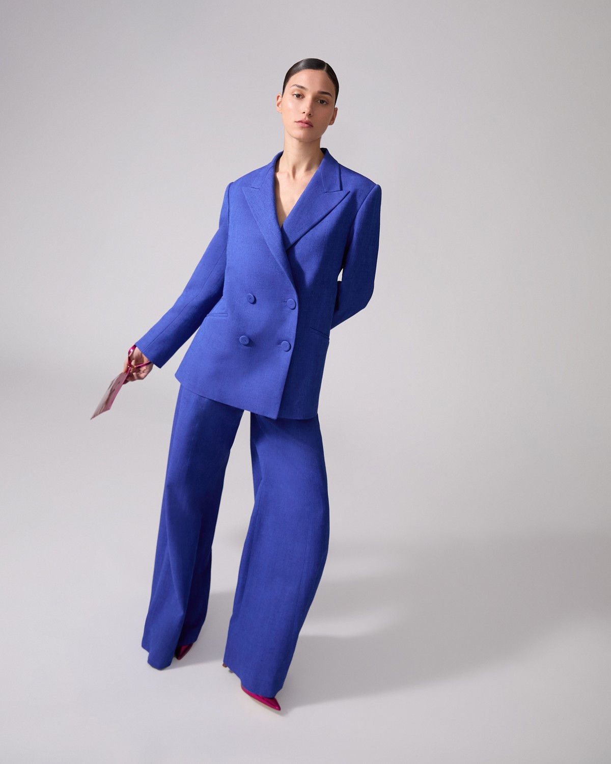 Oversized Double-Breasted Jacket - Ready - To - Wear