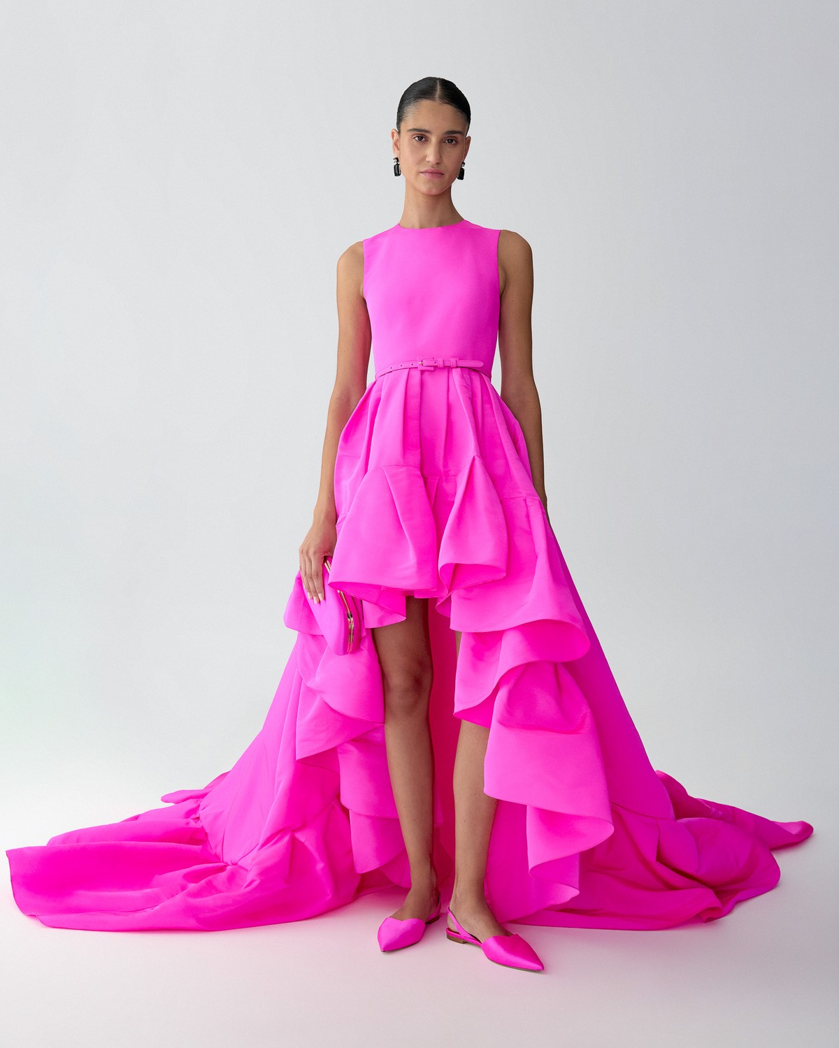 Ruffle-Hem High-Low Gown | Carolina Herrera ES Ruffle-Hem High-Low Gown | Carolina Herrera ES