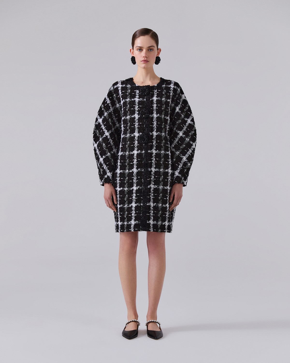 Lurex Tweed Cocoon Coat - Ready - To - Wear | Carolina Herrera