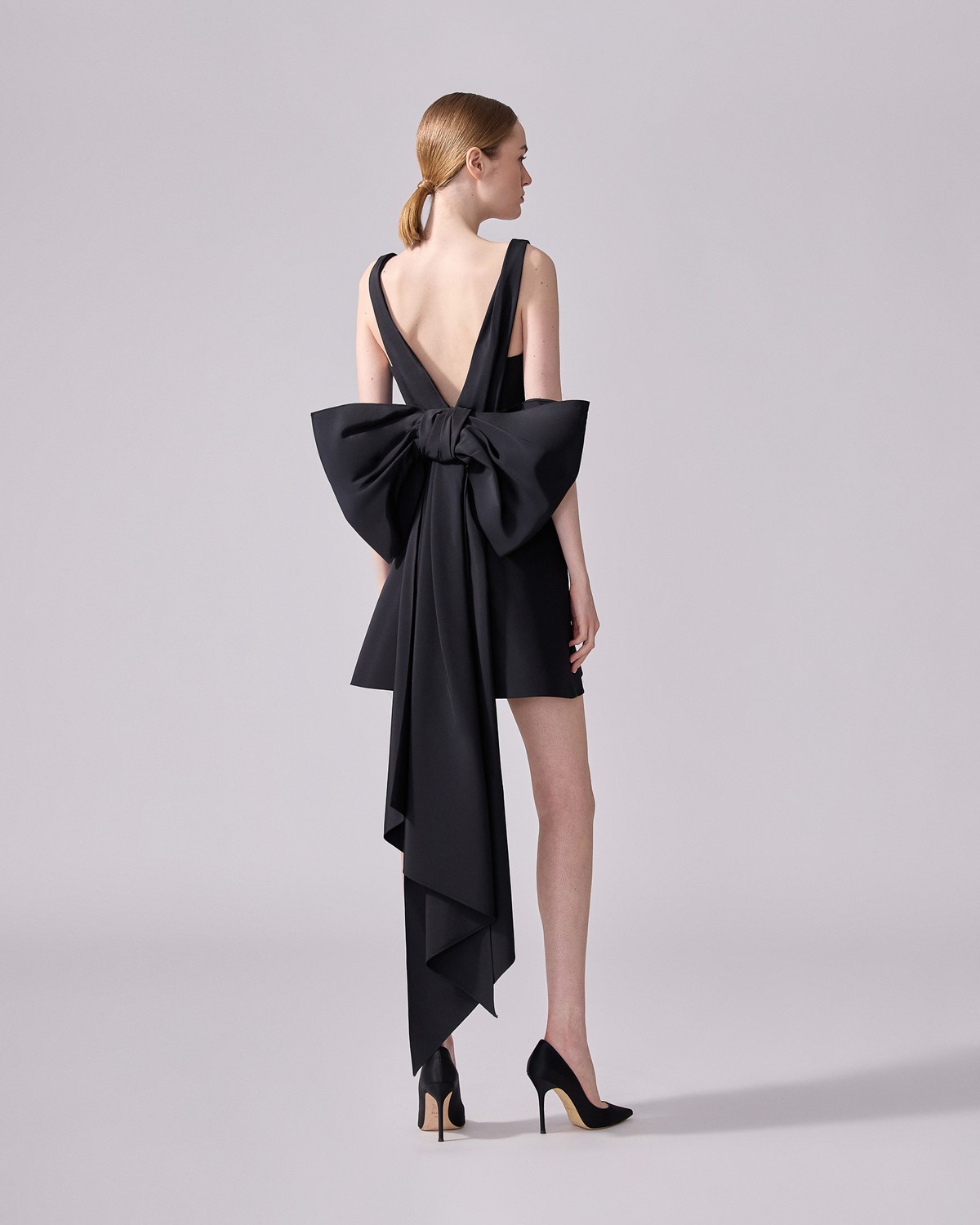 Carolina Herrera Mini Dress With Back Bow