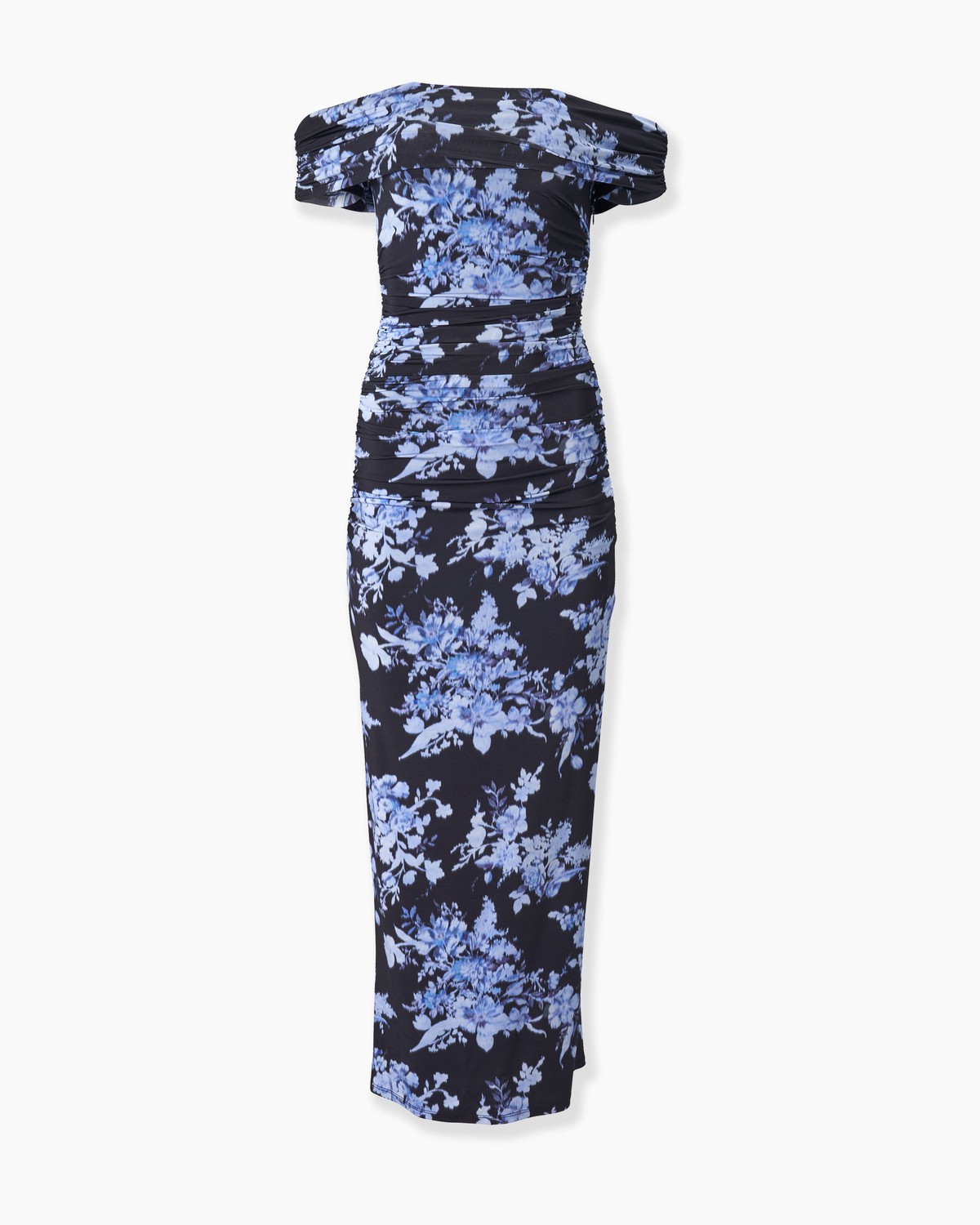 イラヌチャン๑/ Z50J/AB27 新品 BRIDE グラデーション Floral-Print Ruched Jersey Gown - Ready - To - Wear