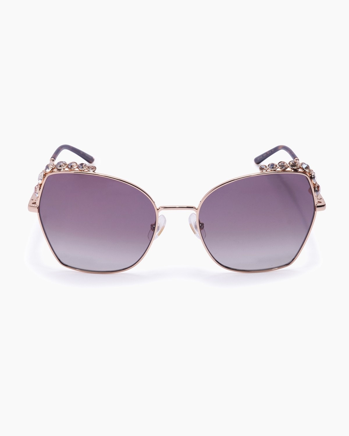 Crystal embellished oversized sunglasses Amazon.com: Frame & Optic Fashion Culture Unisex Crystal  main image 3
