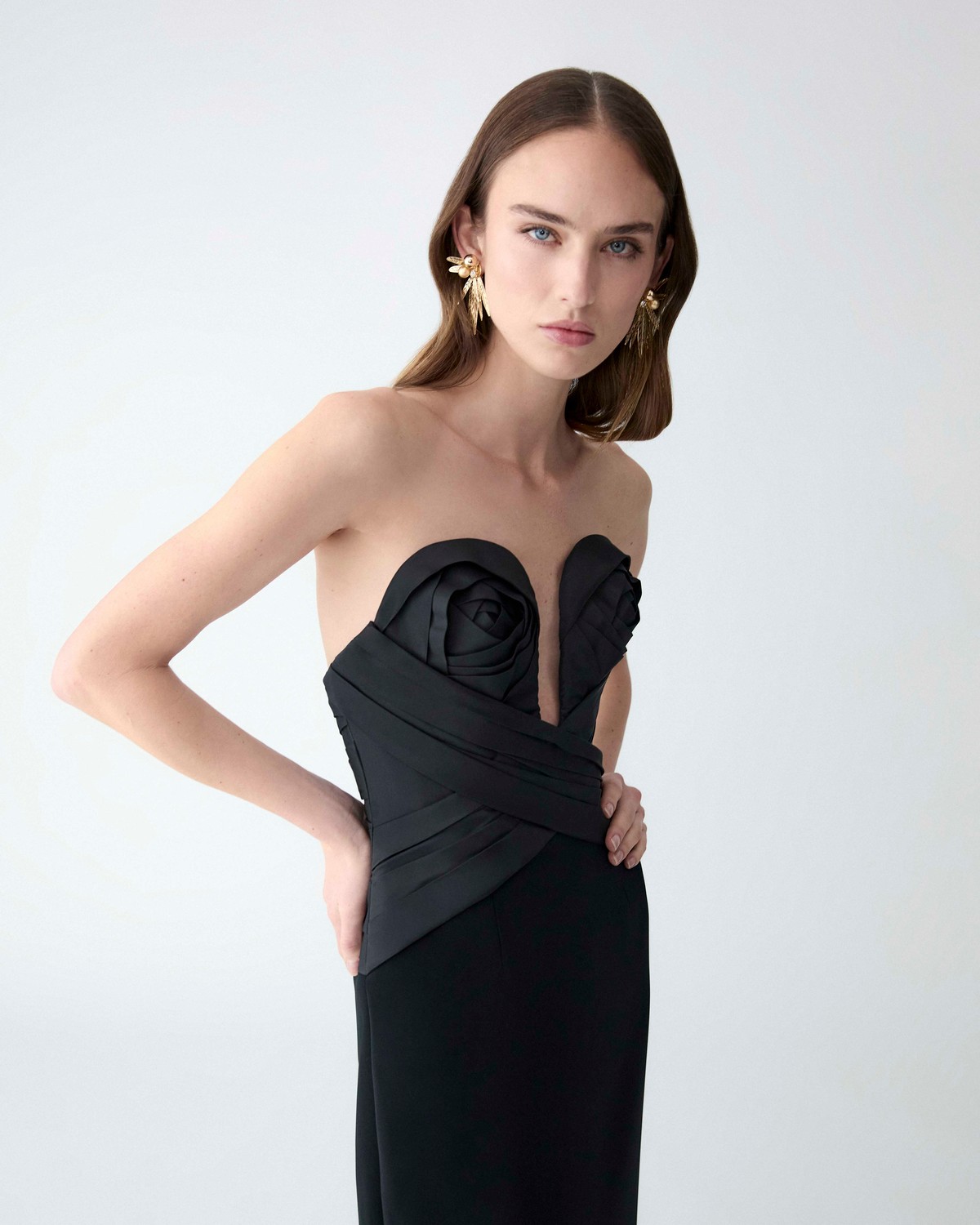 U-Neckline Column Gown | Carolina Herrera WW EN