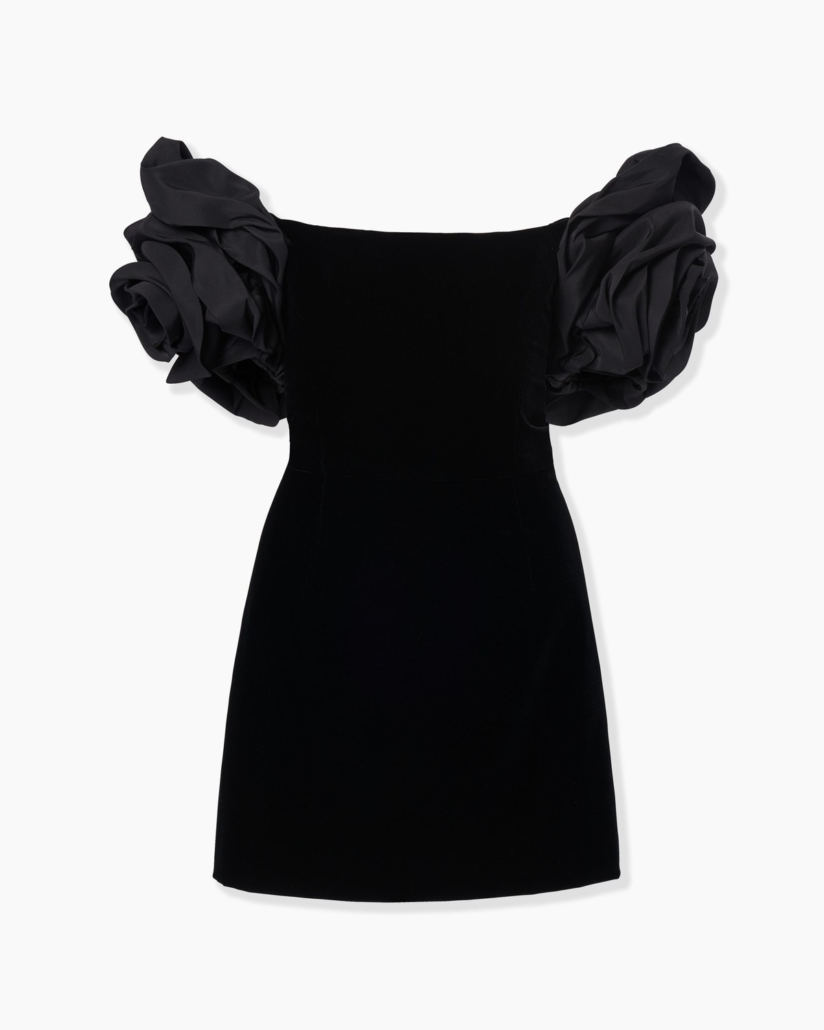women's born famous off-the-shoulder velvet holiday dress Xscape Plus Size Velvet Notch-Neck Off-The-Shoulder Gown - Burgundy main image 0