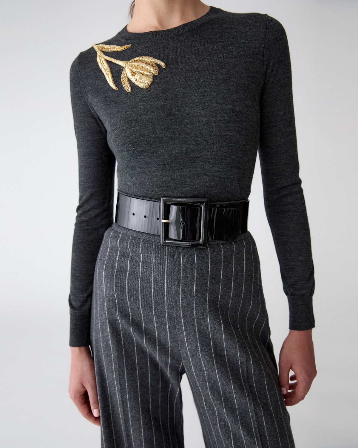 Patent Leather Icon Belt | Carolina Herrera WW EN