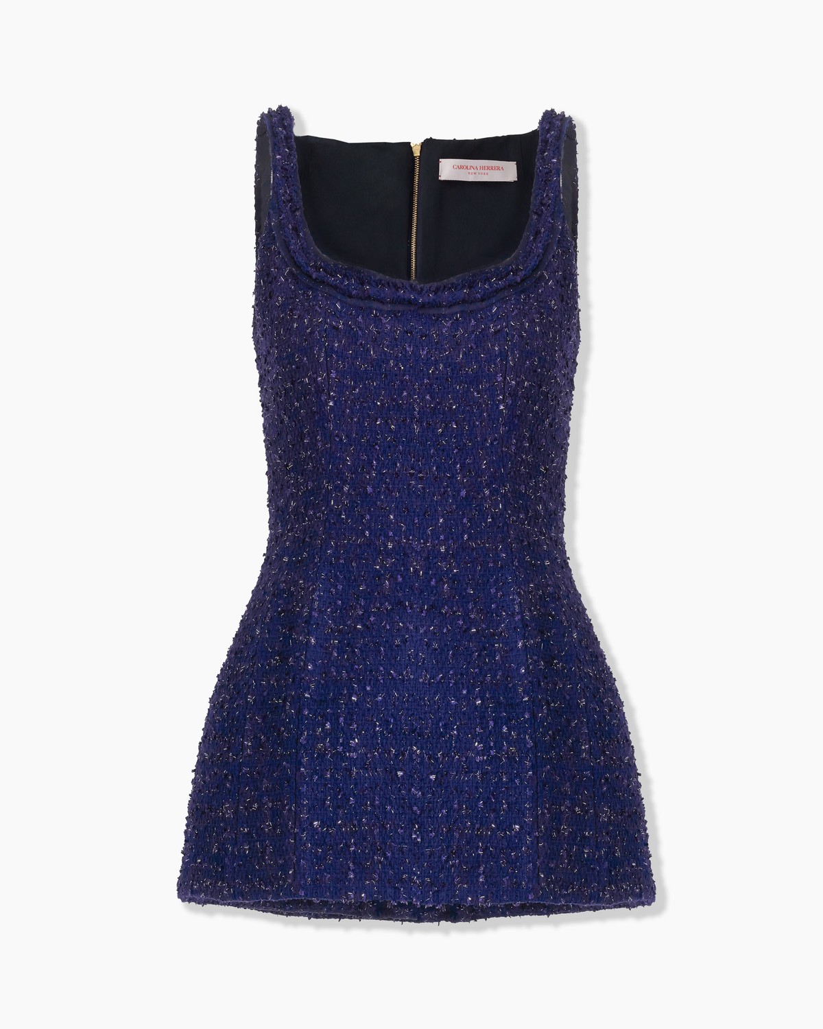 トップス acka tweed peplum tops Tweed and lurex peplum top White for Women | Maje