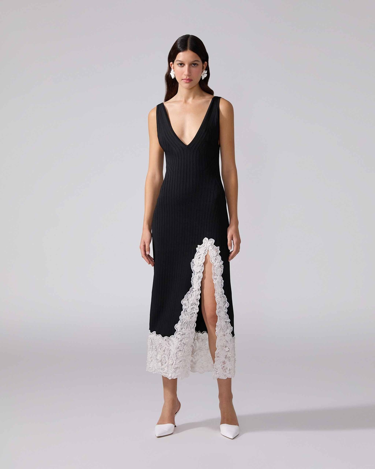 Lace-Trim Slip Dress - Ready - To - Wear | Carolina Herrera