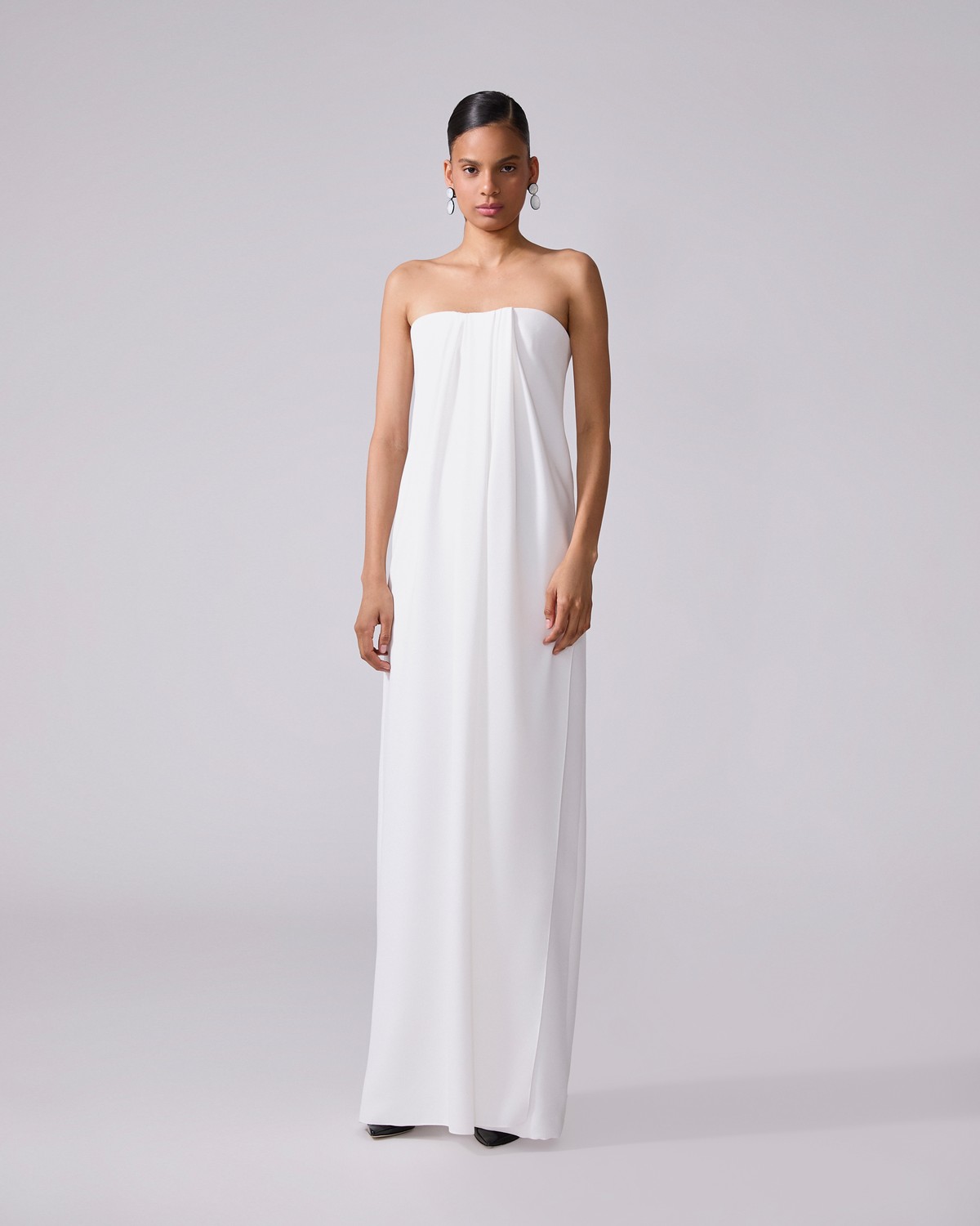 ladies white church dresses Diana Couture 8850-WHT Church Dress White / 12