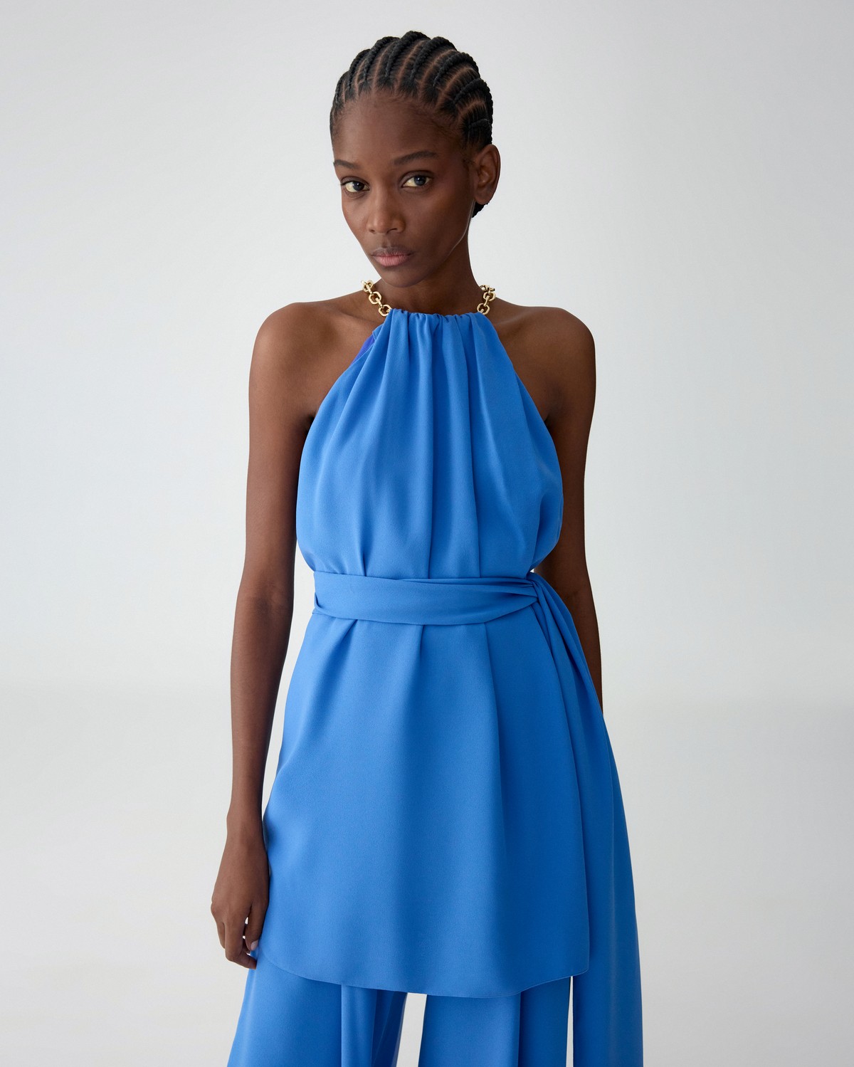 Chain-Strap Halterneck Top | Carolina Herrera UK