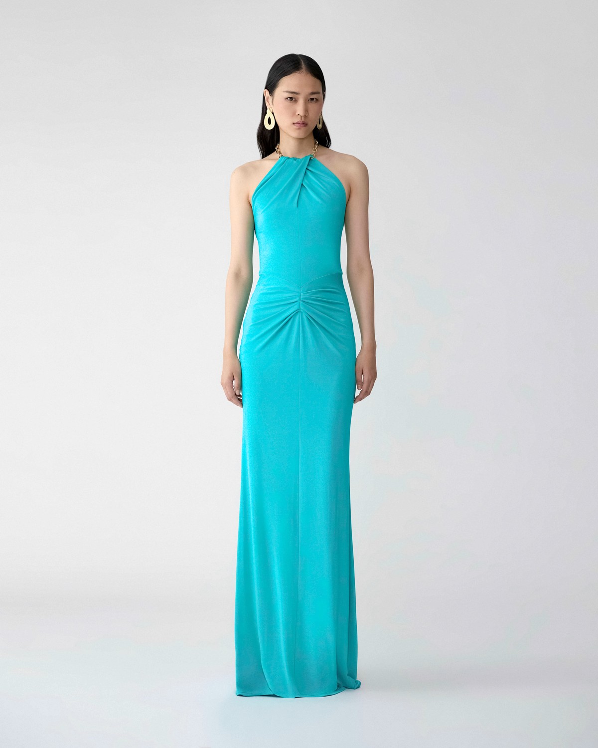 Carolina Herrera Halterneck Draped Gown Carolina Herrera Halterneck Draped Gown