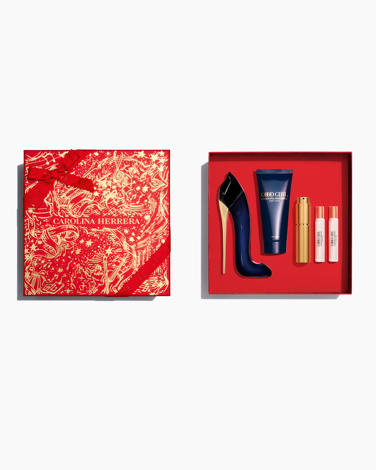 CAROLINA HERRERA GOOD GIRL 80ml 箱ありほぼ新品 Good Girl 80ml Eau de Parfum, 100ml Body Lotion and two Travel