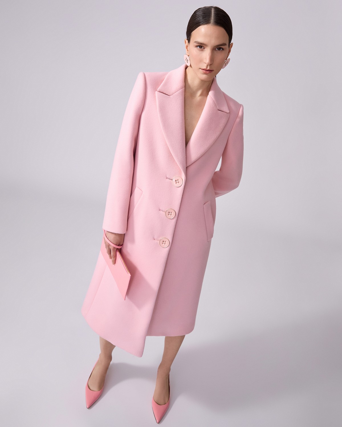 Single-Breasted Wool Coat - Ready - To - Wear | Carolina Herrera