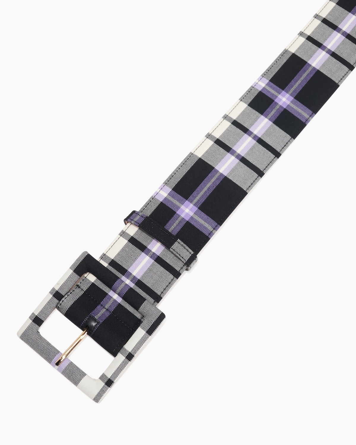Plaid Icon Belt | Carolina Herrera US display picture 2