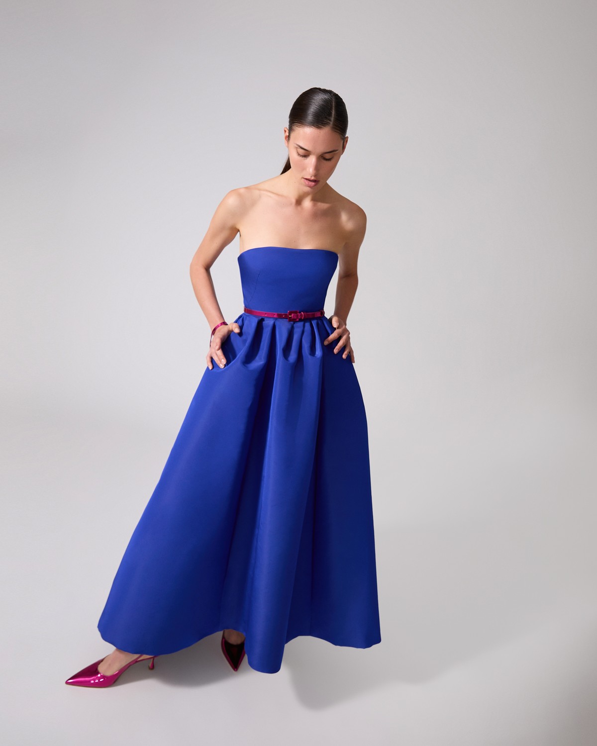 Strapless Full Midi Dress - Ready - To - Wear | Carolina Herrera