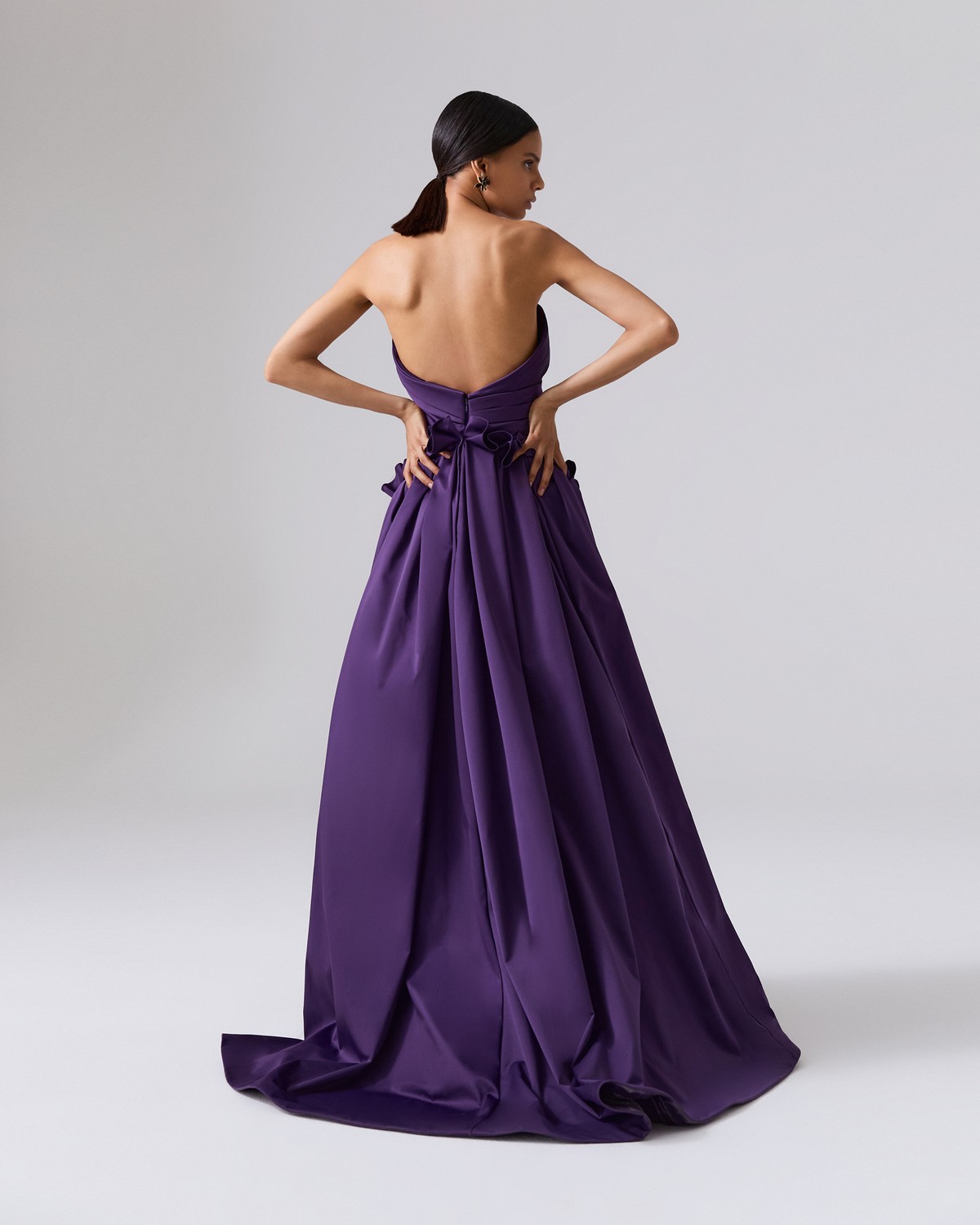 Draped Strapless Column Gown Ready To Wear Carolina Herrera Carolina Herrera