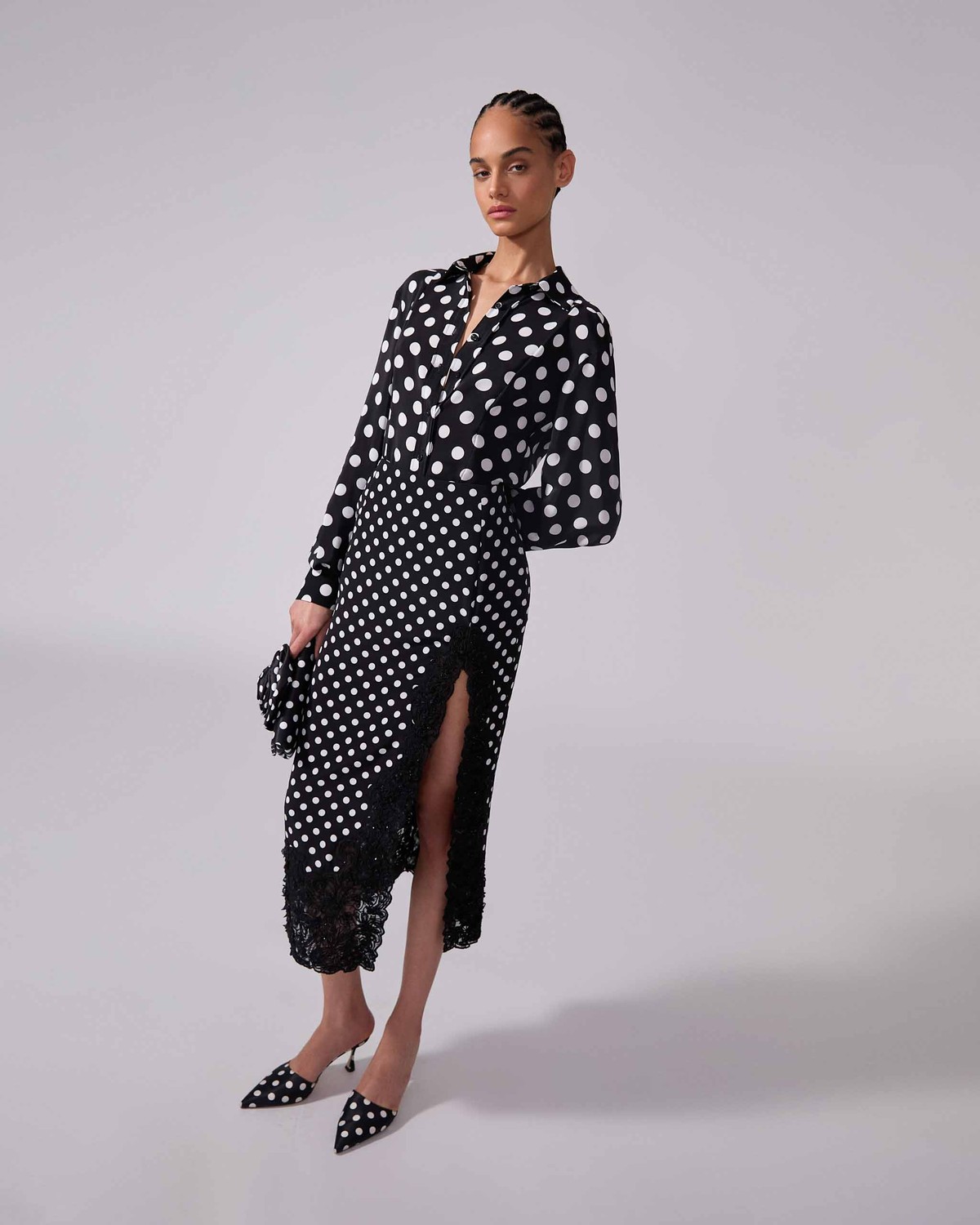 スカート Carolina Herrera SS25 High waist skirt (R2511N304MEC 016) Carolina Herrera High Waist Skirt - Multicolour