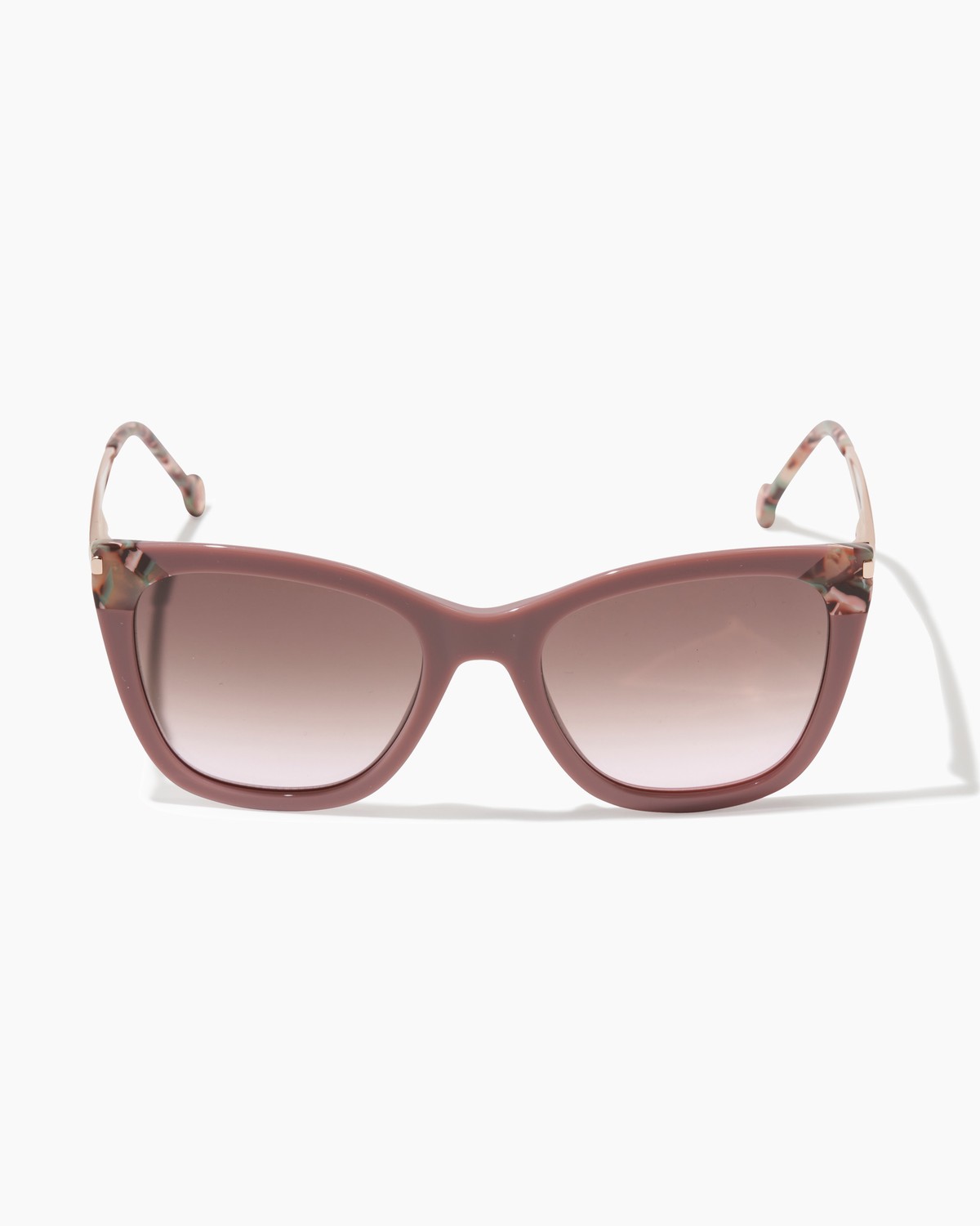 Cat Eye Sunglasses with Contrast Detail | Carolina Herrera WW EN display picture 2