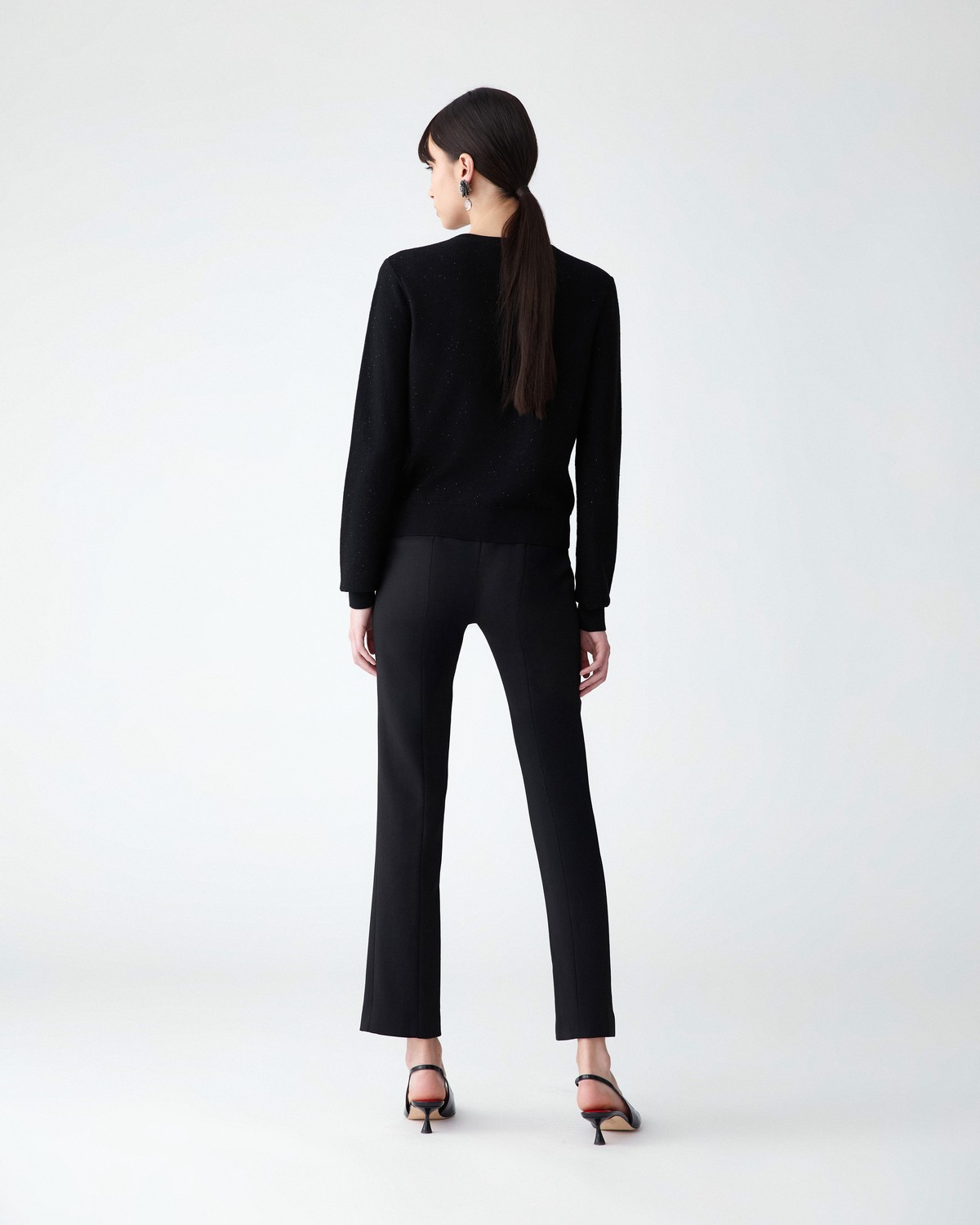 Sequined Cardigan with Pearl Buttons | Carolina Herrera WW EN