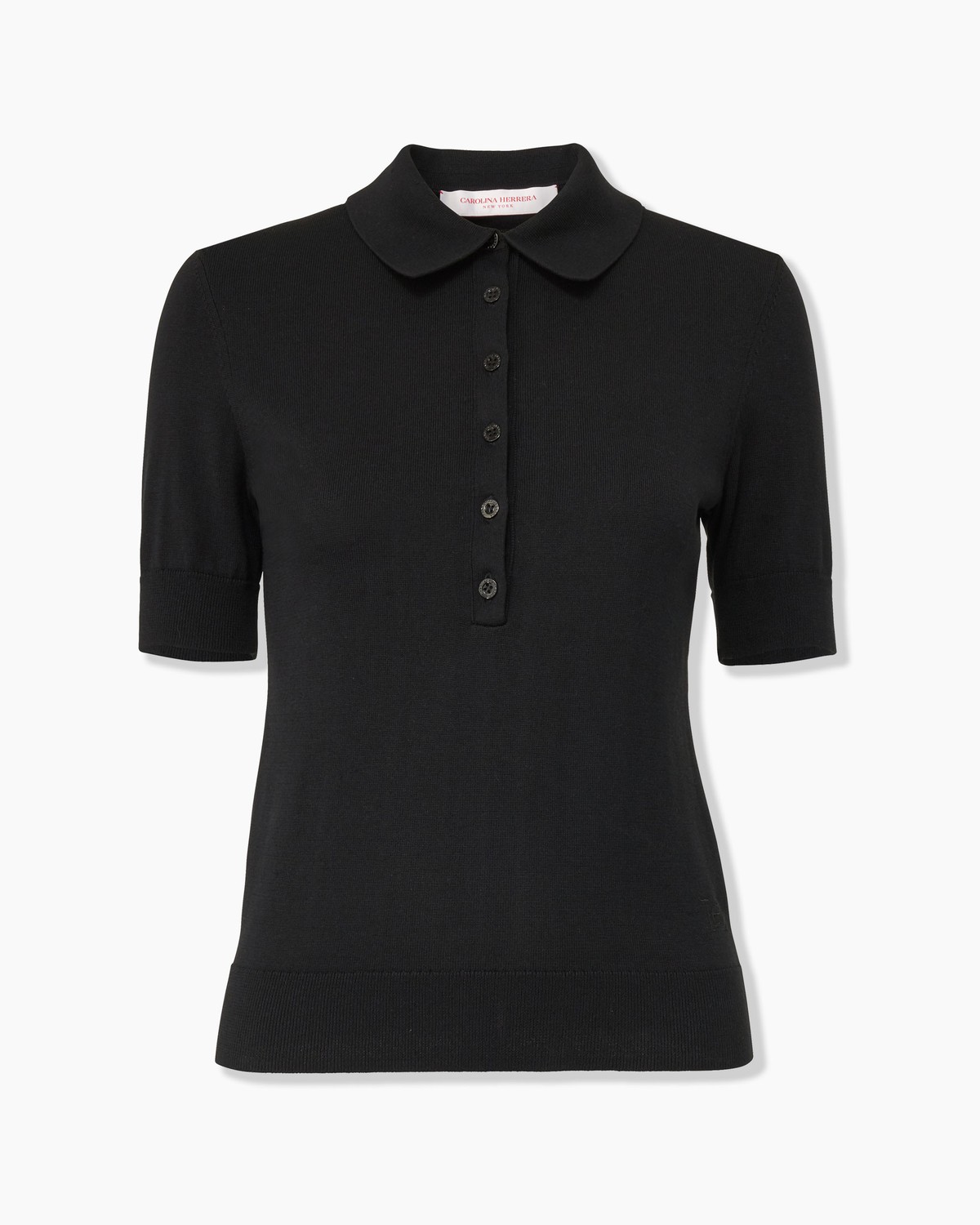 【新品・未使用】Knit Polo KAVIANA Men's Knit Polo Shirts Short Sleeve Zipper Vintage