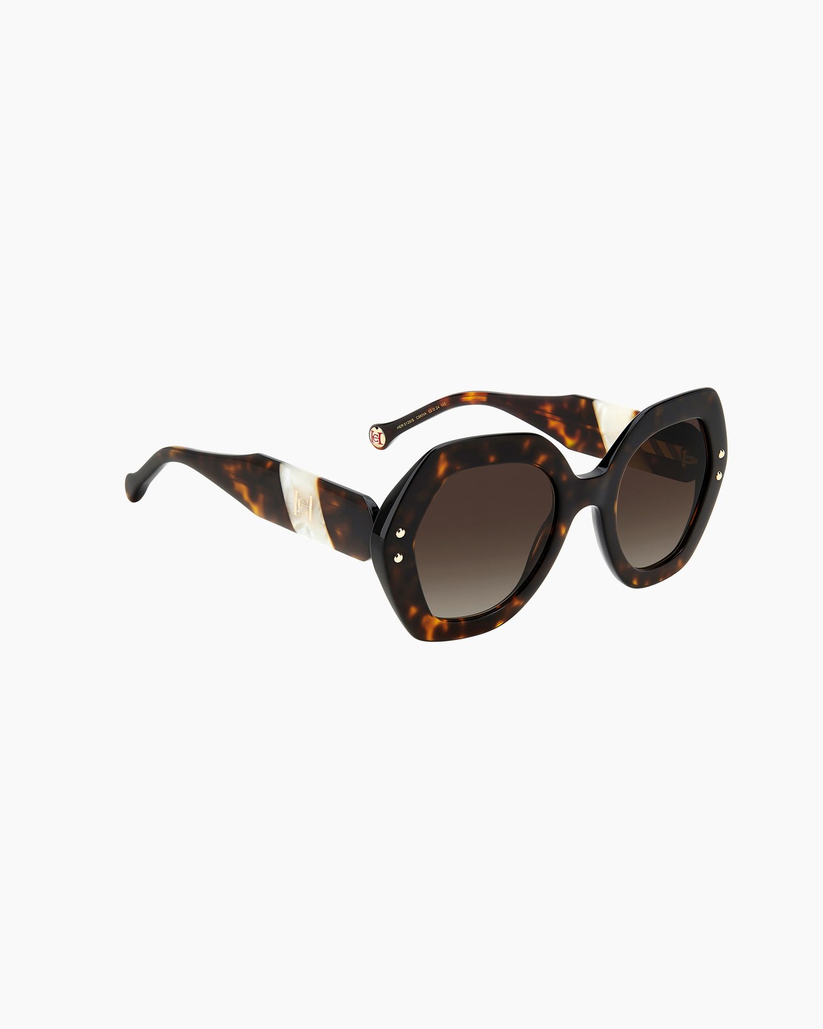 NWT! Carolina Herrera HER 0144/S Oversized Tortoise Sunglasses – New in Case Oversized Sunglasses With Chain | Carolina Herrera WW EN main image 3