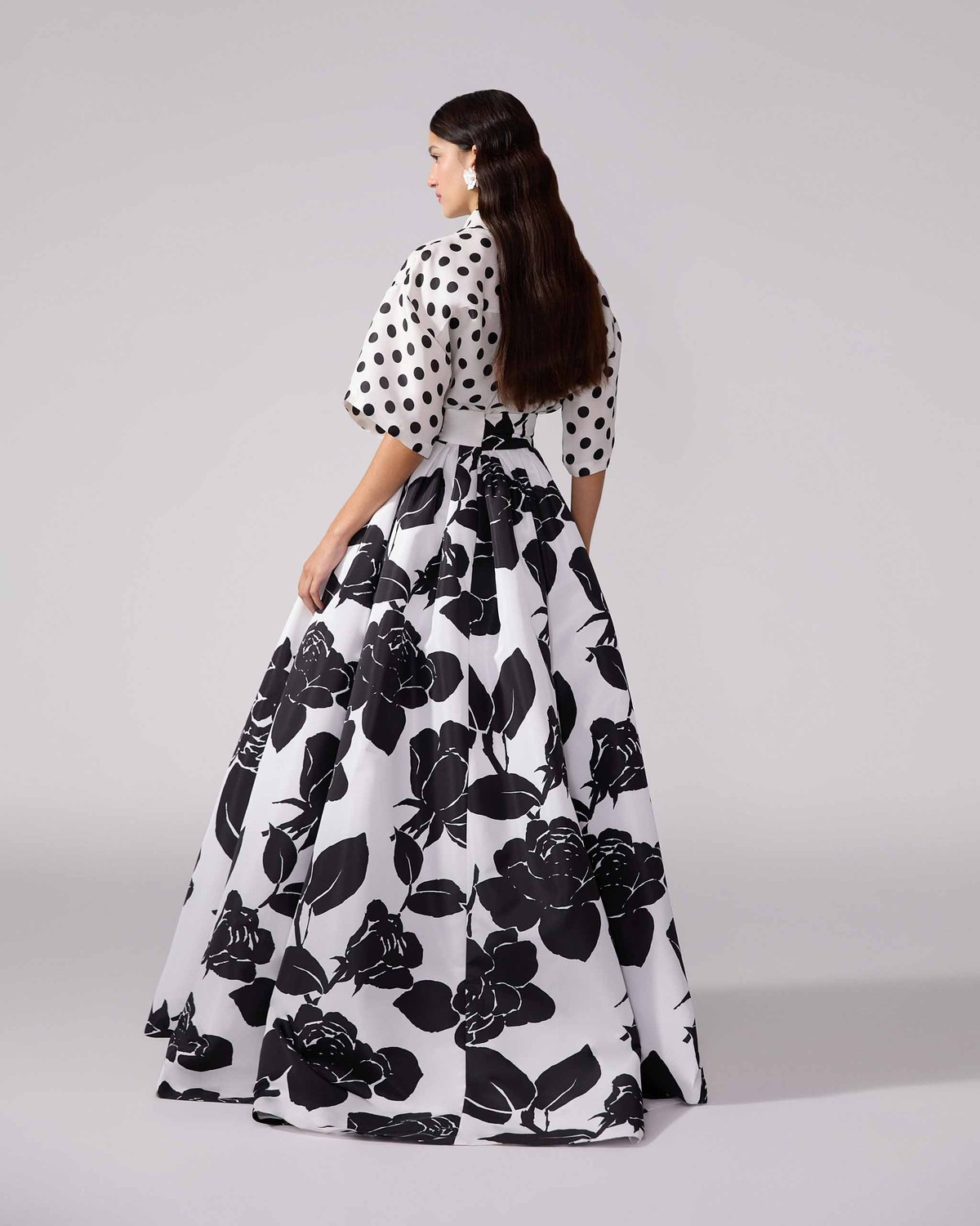スカート Carolina Herrera SS25 High waist skirt (R2511N304CFA 026) Floral-Print Ball Skirt - Ready - To - Wear | Carolina Herrera
