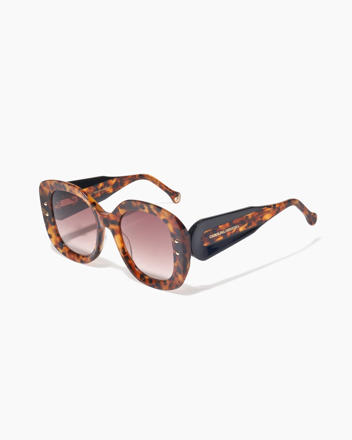 Oversized Sunglasses With Chain | Carolina Herrera WW EN