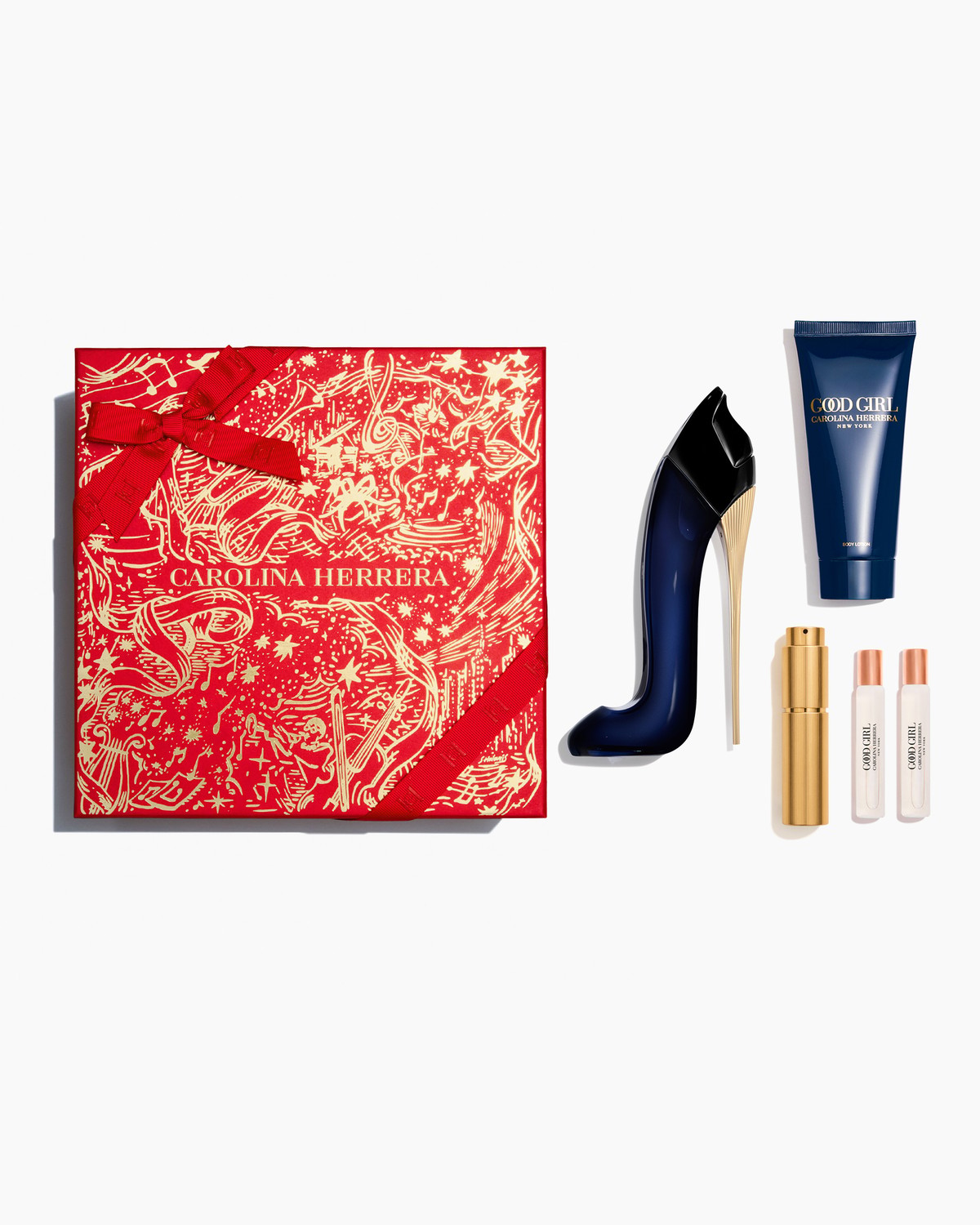 Good Girl 80ml Eau de Parfum, 100ml Body Lotion and two Travel