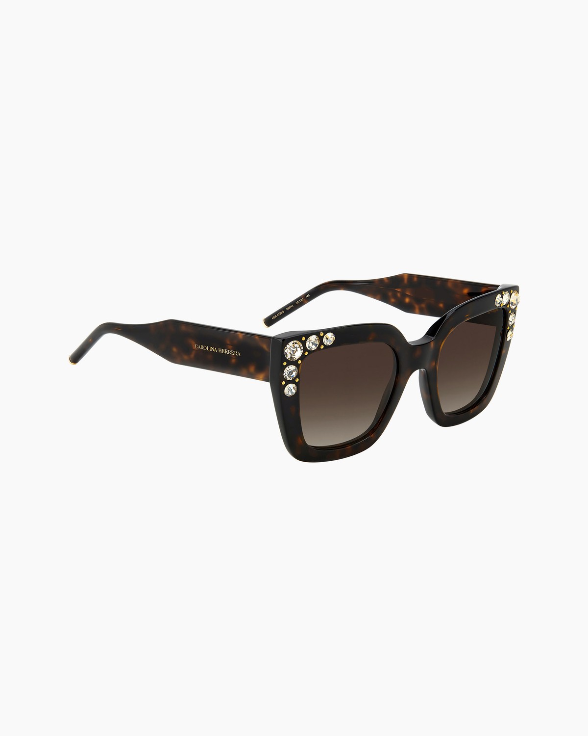 Carolina Herrera Black Crystal-Embellished Sunglasses HER0131 Kits.com -- Carolina Herrera HER 0131/S main image 2