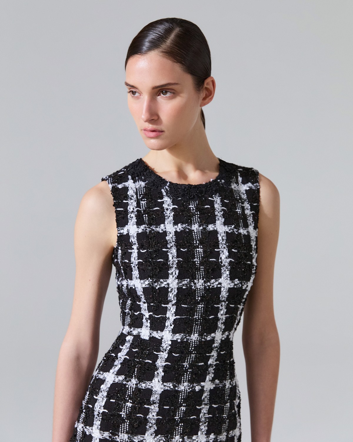 Lurex Tweed Sheath Dress - Ready - To - Wear | Carolina Herrera