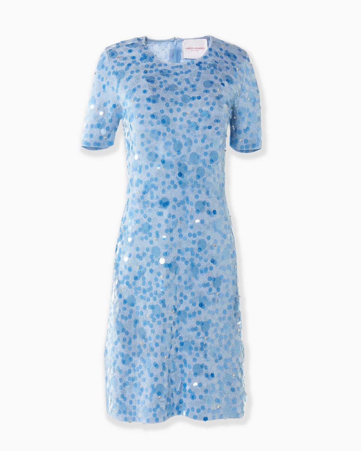 Lurex Mini Dress with Paillettes | Carolina Herrera WW EN