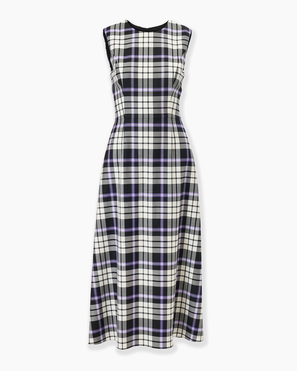 draped neck a-line mini dress in grey print Aspen Draped Neck A-Line Mini Dress in Grey Print main image 1