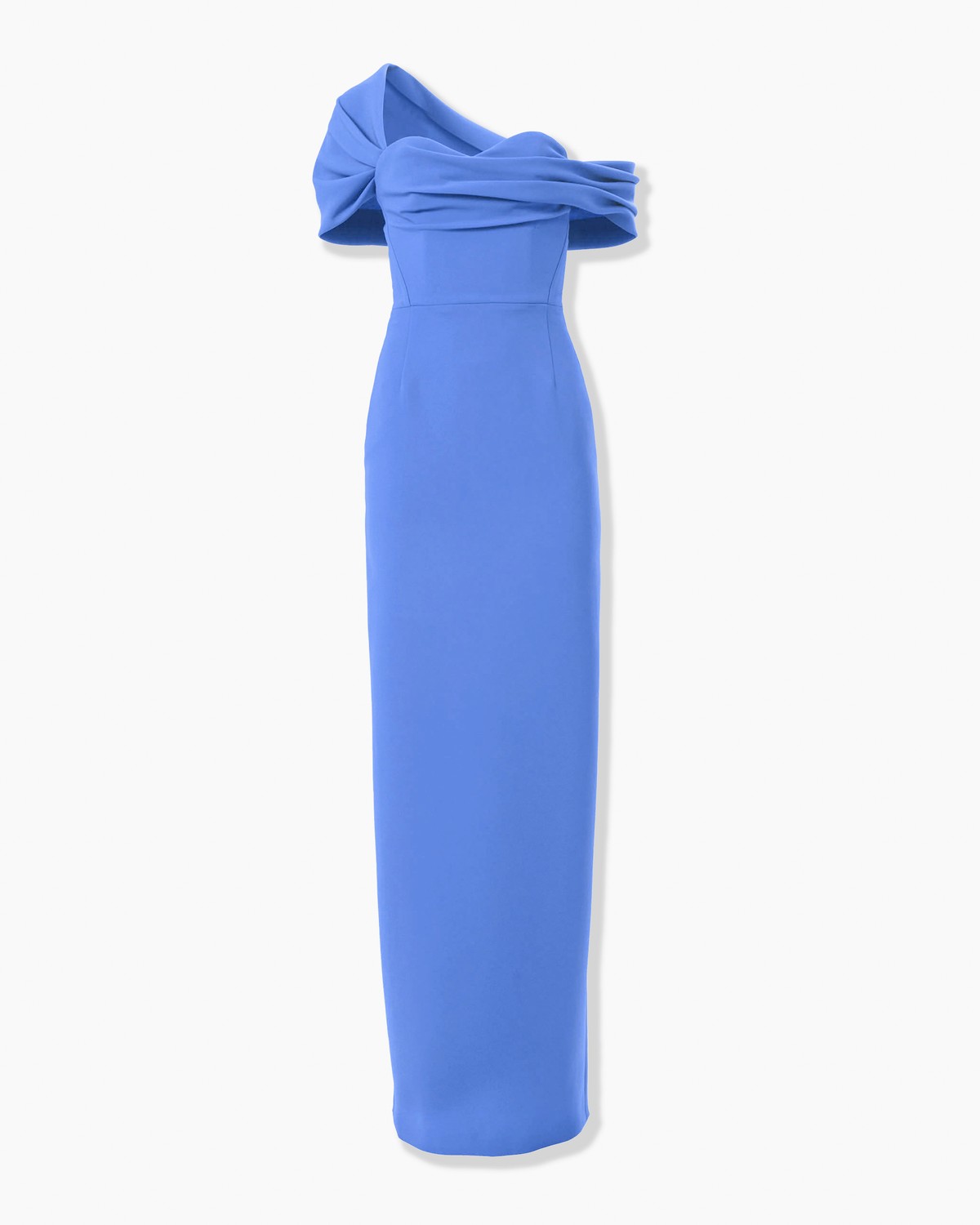 knee length dresses for ladies Carolina Herrera | Women's | Strapless Draped Midi Dress | Herrera Red Dress Cocktail main image 0