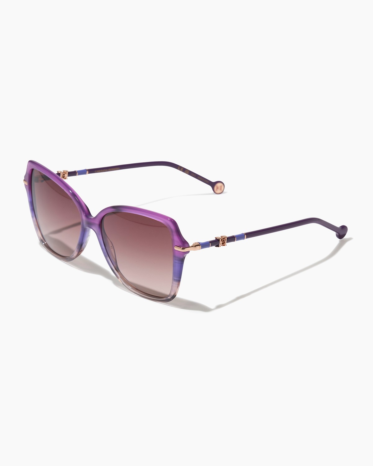 Cat Eye Sunglasses with Beaded Detail | Carolina Herrera BR display picture 1