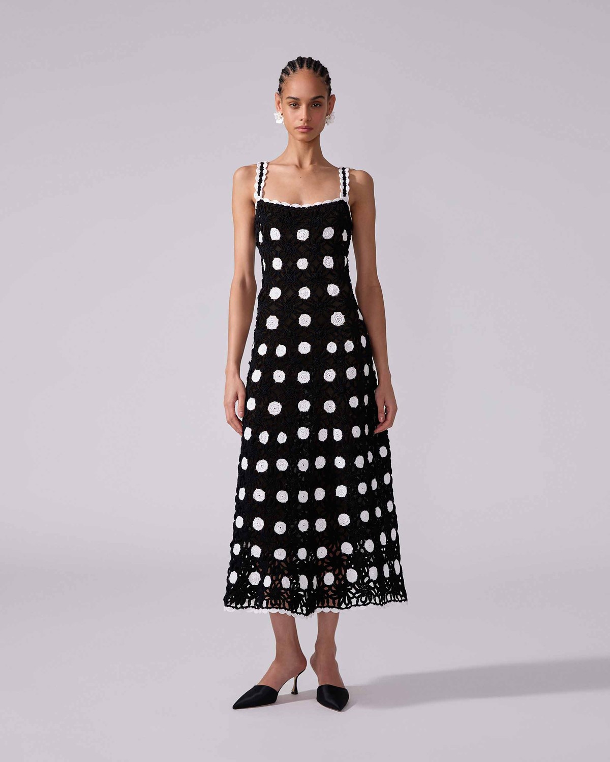 white christmas dresses Siula Crochet Maxi Dress | Yellow