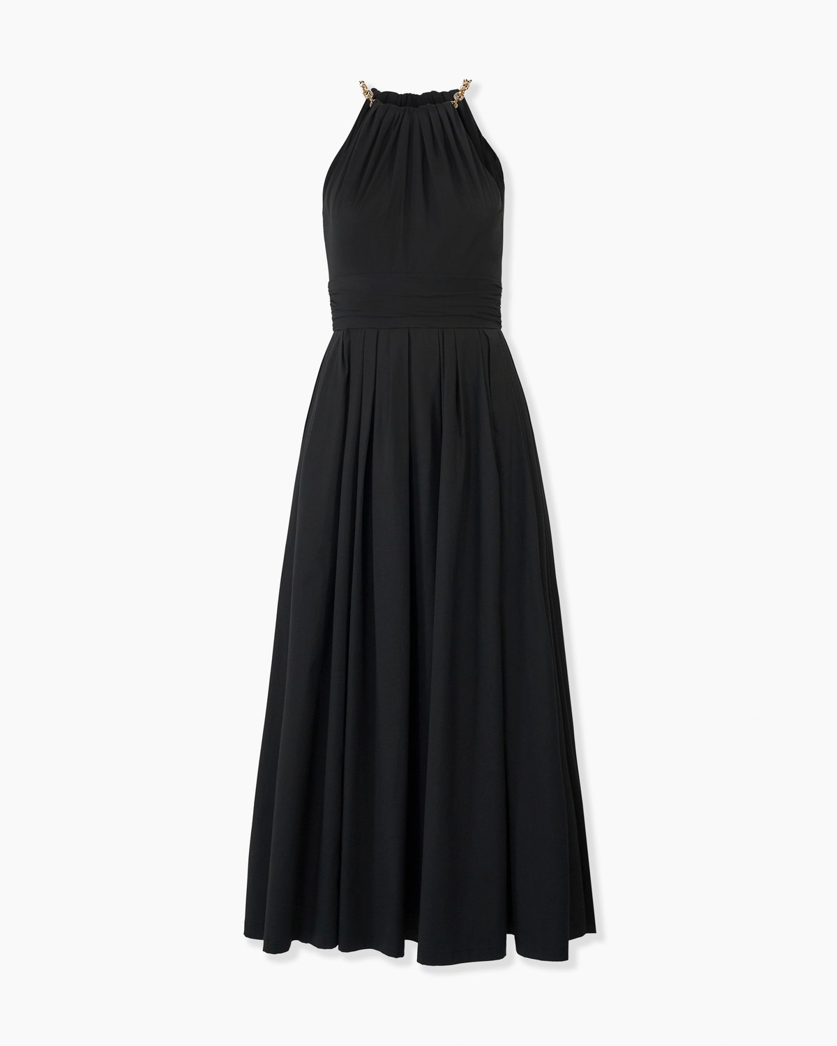 Chain-Strap Halterneck Midi Dress | Carolina Herrera WW EN