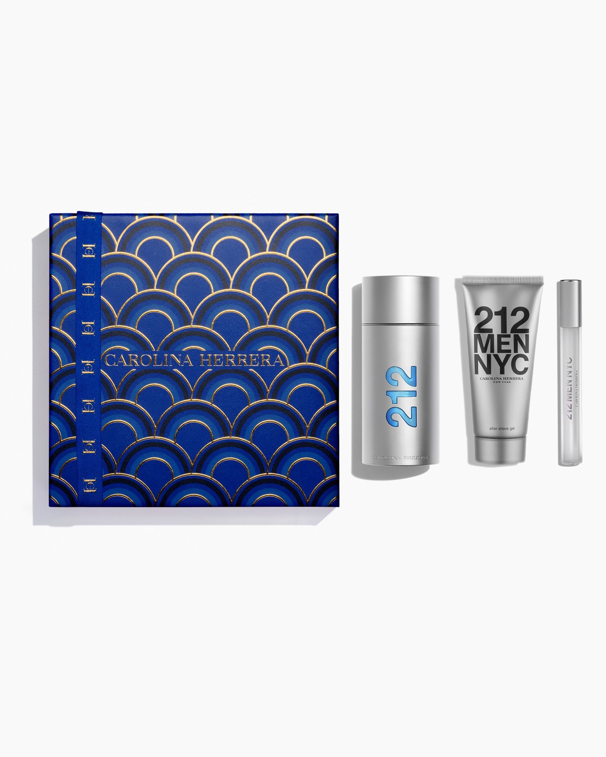 212 NYC Men 100ml Eau de Toilette, 100ml After Shave Gel and 10ml