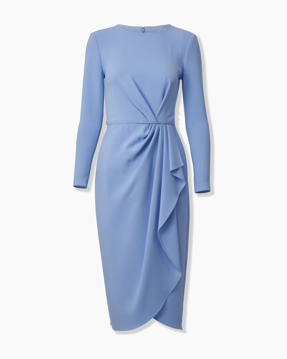 Sheath Dress With Side Drape | Carolina Herrera SA EN Sheath Dress With Side Drape | Carolina Herrera SA EN