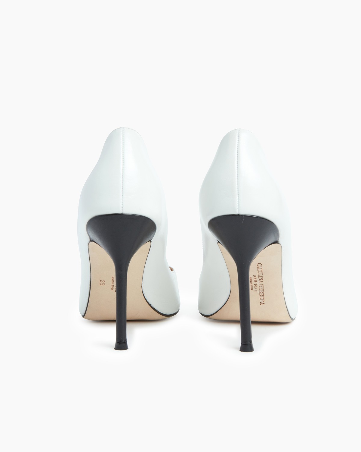 【PORTERNA】Dimer two-tone pumps Aquazzura two-tone Leather Pumps | Neutrals | FARFETCH