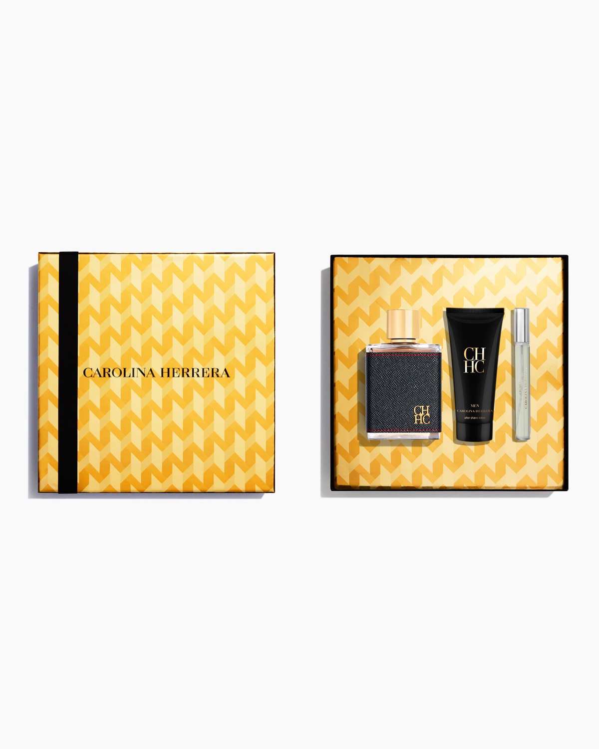 CH Men 100ml Eau de Toilette, 100ml After Shave Balm and 10ml