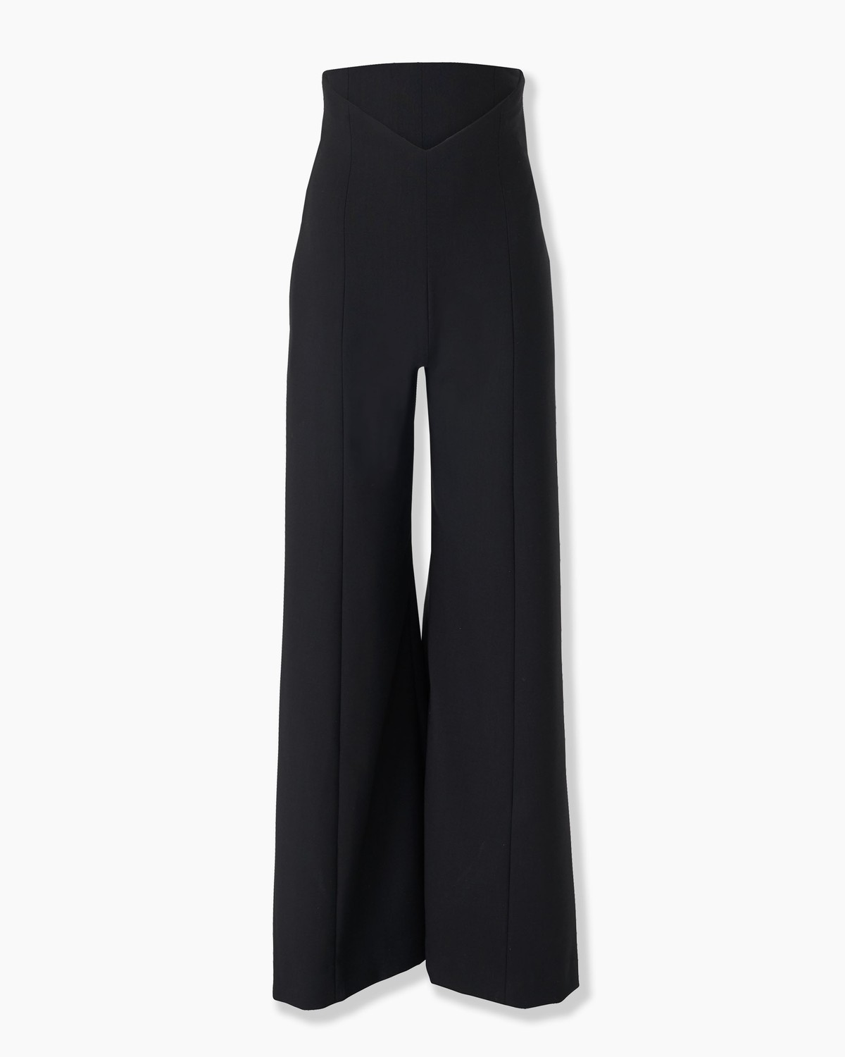 V-Waist Wide-Leg Pants - Ready - To - Wear | Carolina Herrera