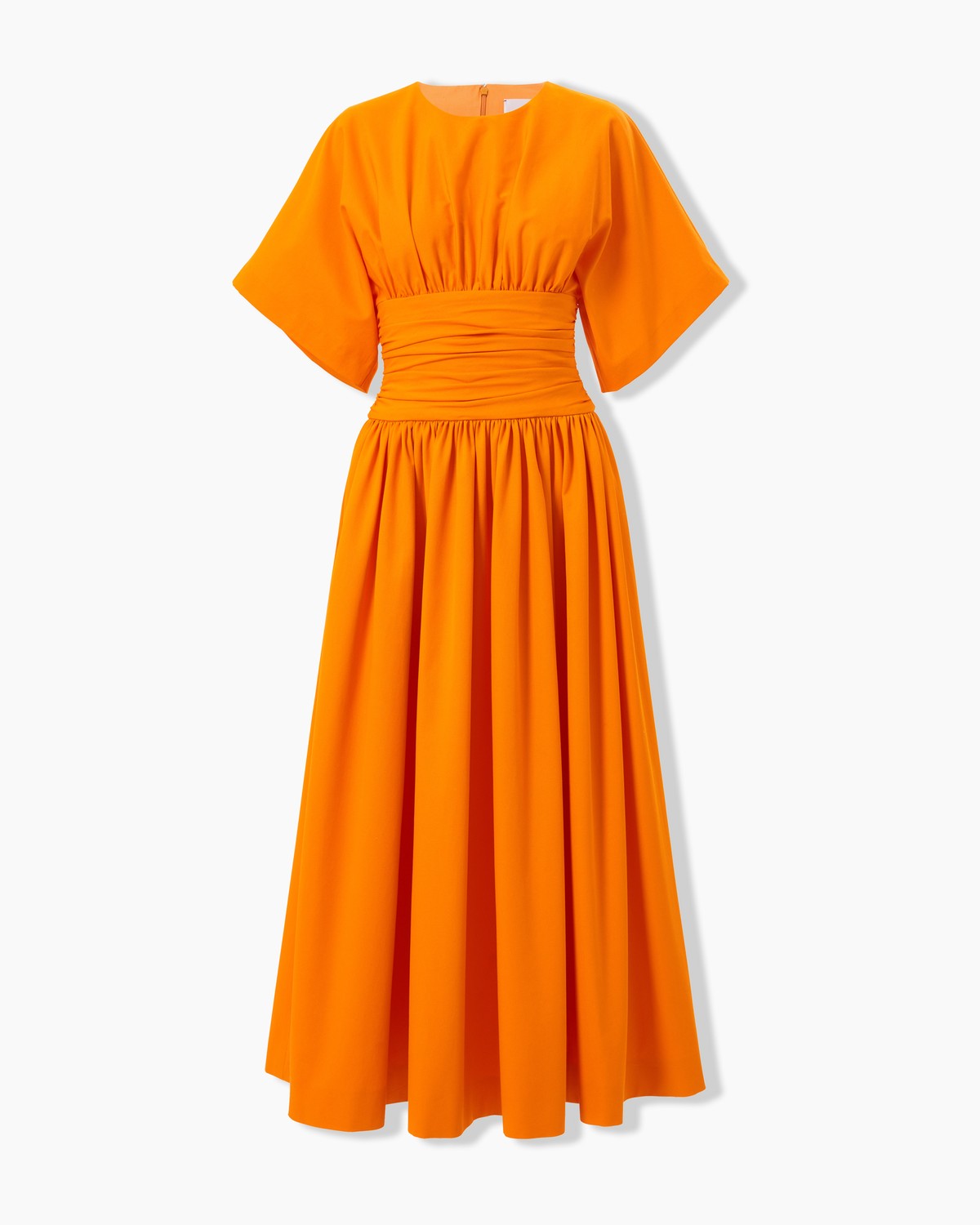 Cummerbund-Waist Midi Dress - Ready - To - Wear | Carolina Cummerbund-Waist Midi Dress - Ready - To - Wear | Carolina