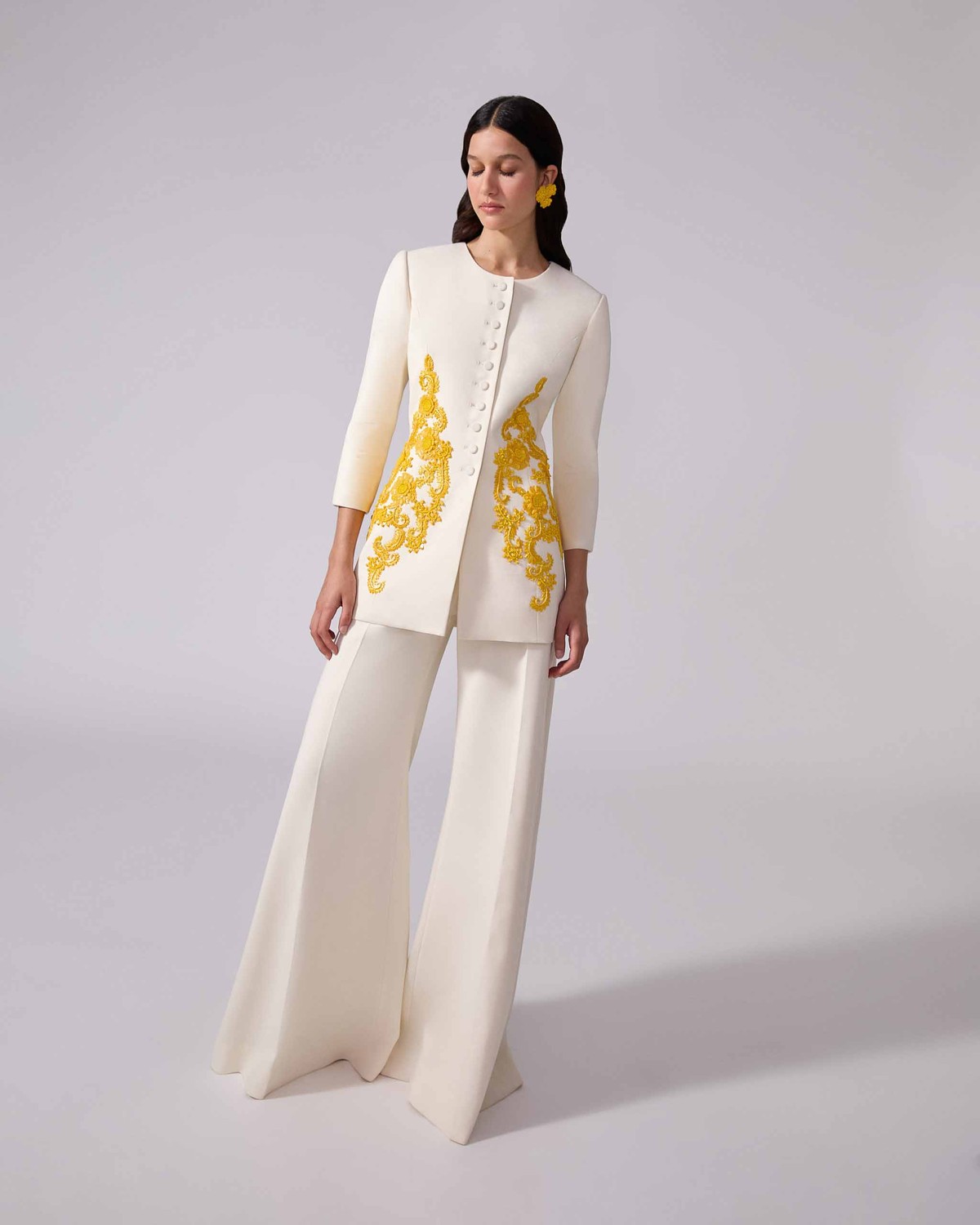 High-Rise Wide-Leg Pants | Carolina Herrera WW EN display picture 1
