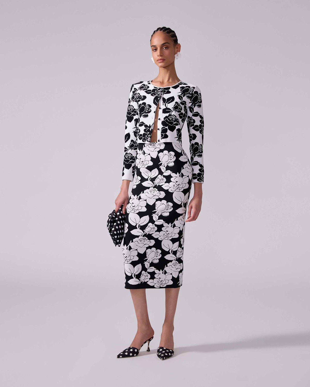 Floral Jacquard Cardigan - Ready - To - Wear | Carolina Herrera