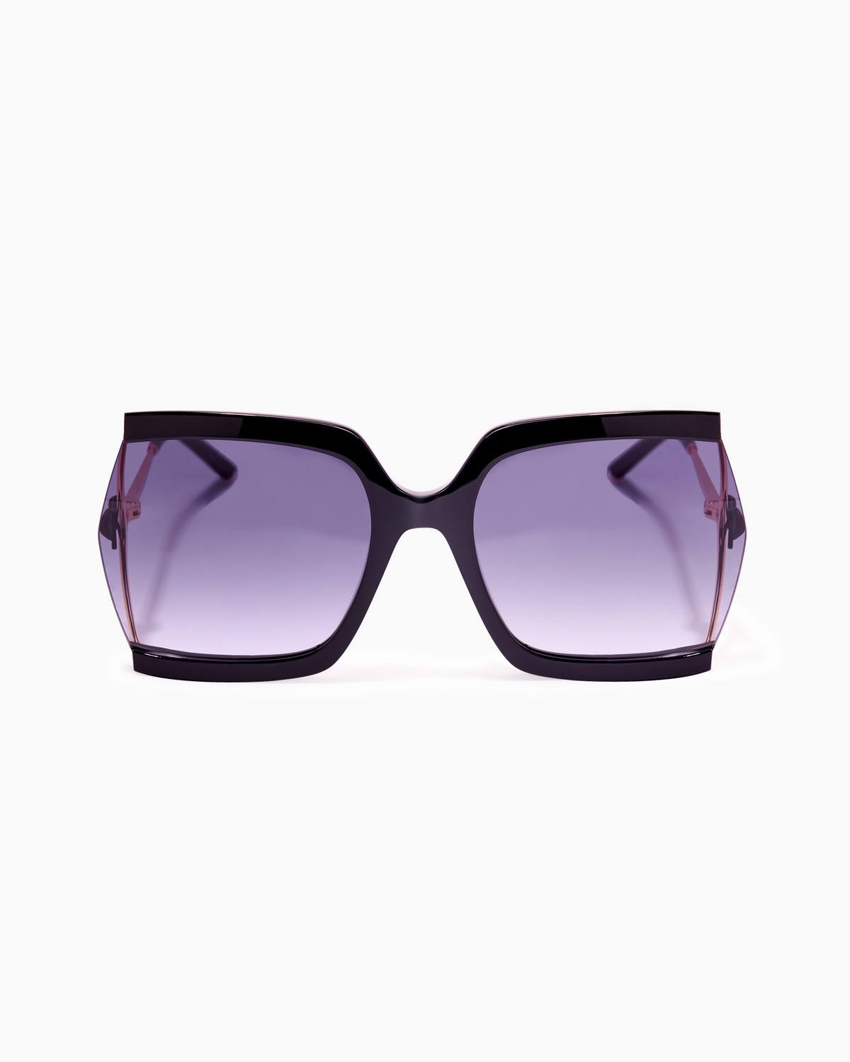 Gorgeous NWT Carolina Herrera Blue Violet Round Sunglasses ???? CAROLINA HERRERA-SHE 744 099B Square Sunglasses White  main image 3