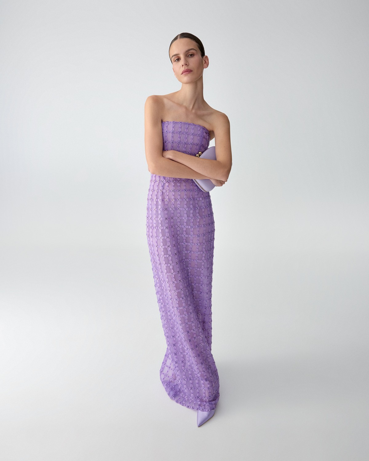 carolina herrera gowns formal dresses Carolina Herrera Fan Bodice Column Gown With Bow