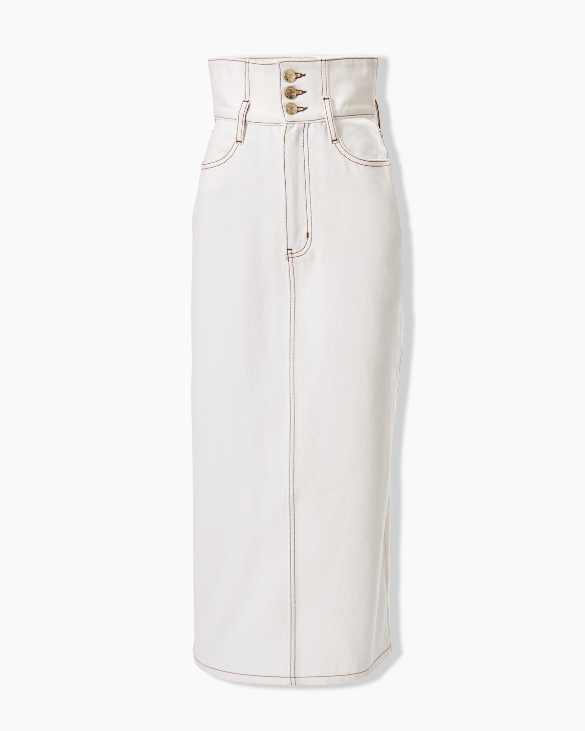 Carolina Herrera x FRAME The Denim Midi Skirt - Ready - To