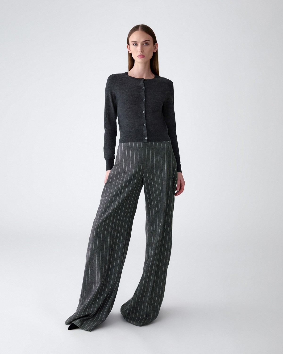 パンツ Carolina herrera pants Carolina Herrera High-Rise Straight-Leg Ankle Pants With