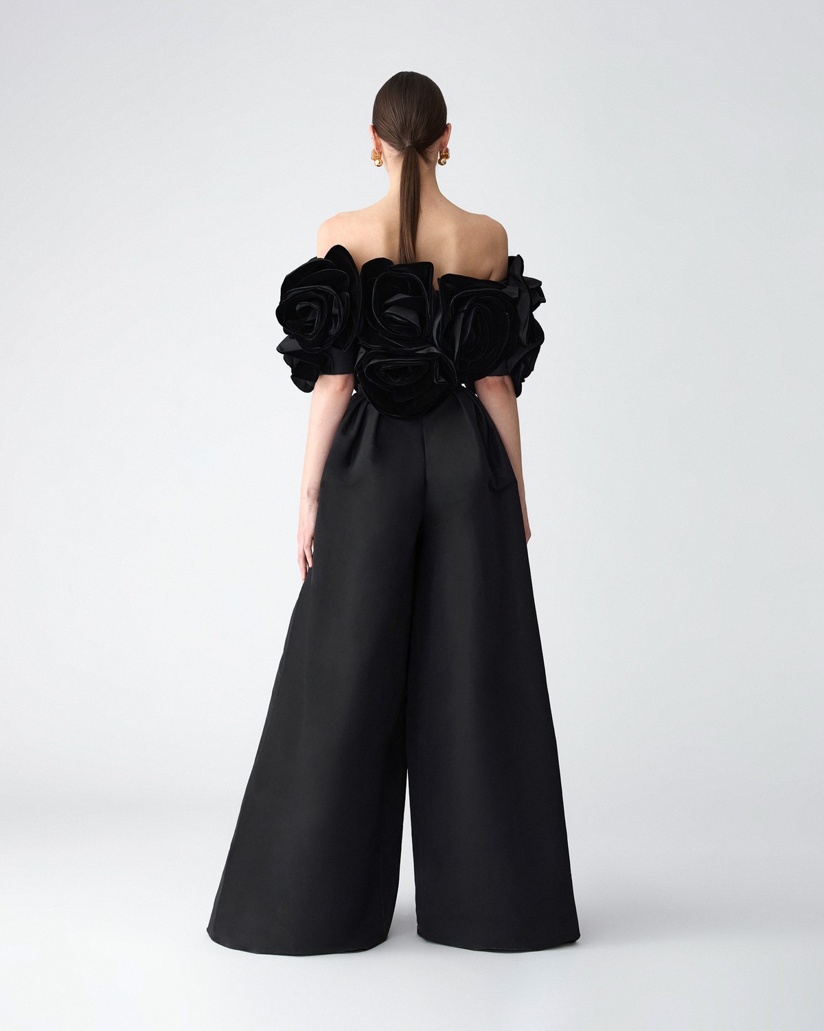 パンツ FERRAGAMO FW25 Palazzo Silk pants (783412 CORALNEWRED) Fish print silk palazzo trousers - Women | Ferragamo